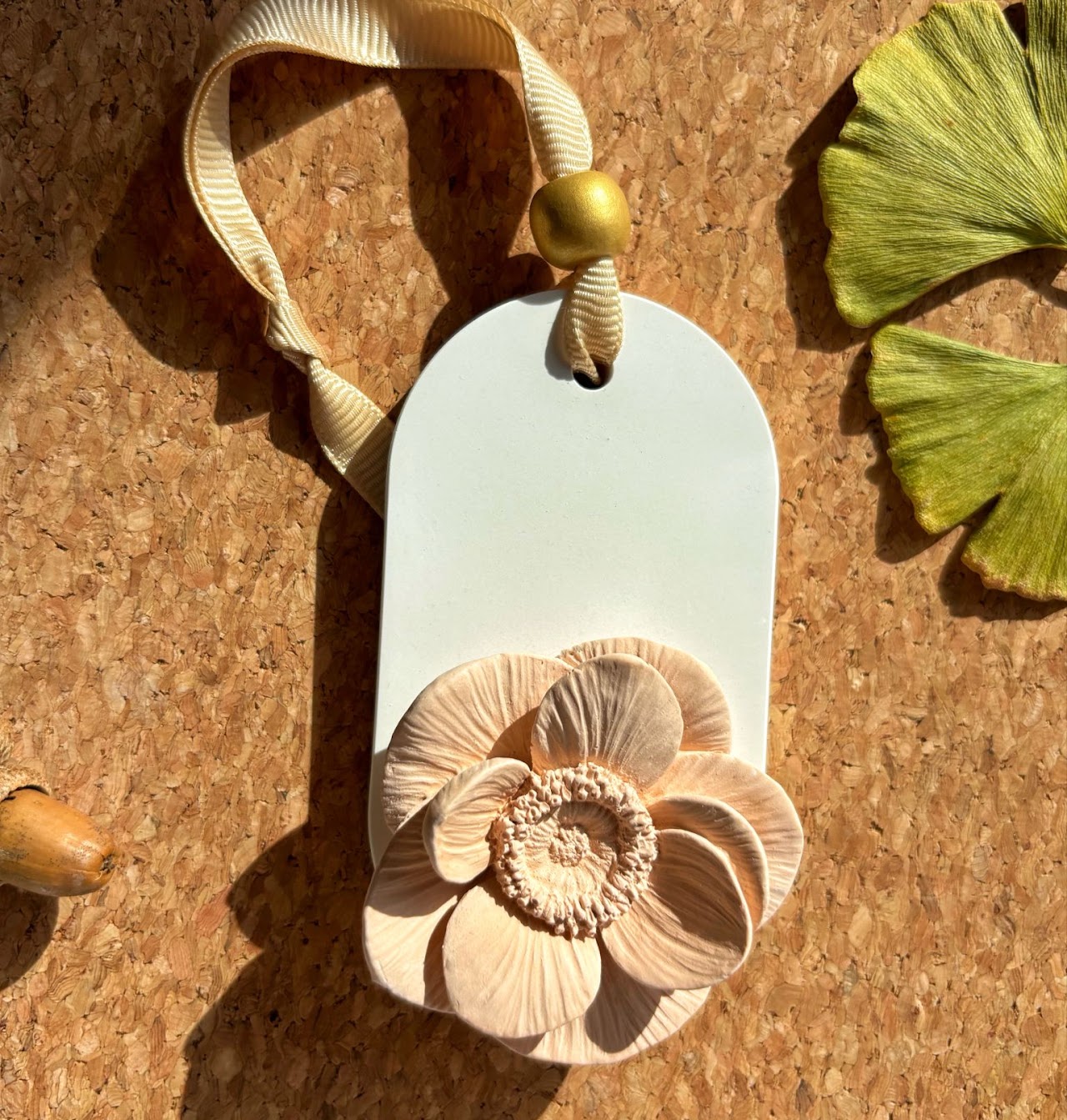 Pendente Oval com anemona